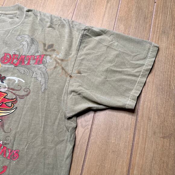 Vintage Arizona brand graphic t-shirt Men Sz 2XL Rose Hearth Retro Y2K - Picture 5 of 10